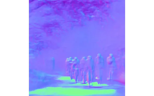 Preview of Sp cyclists: surface normal map