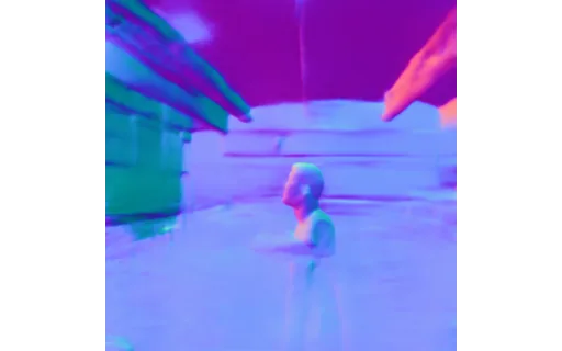 Preview of Sp swimmer: surface normal map