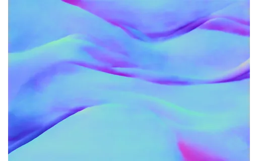 Preview of T mesh grad: surface normal map