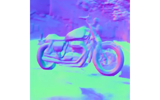 Preview of V moto sport: surface normal map