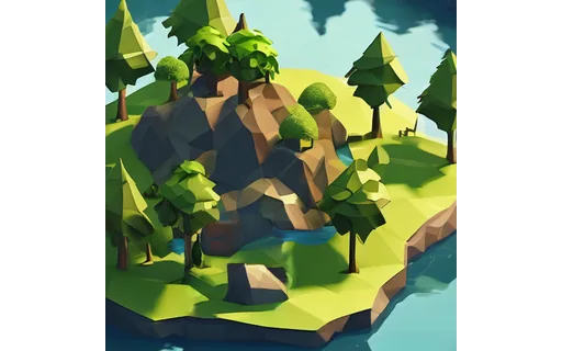 Preview of G lowpoly isle: object removed