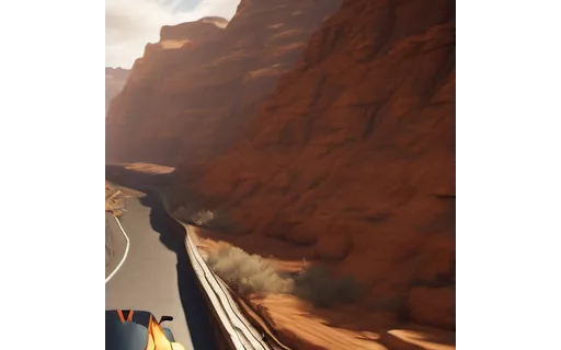 Preview of G racing track: clean plate (ground truth)