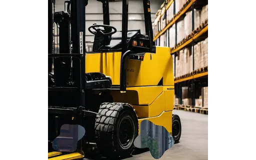Preview of V forklift: object composited in