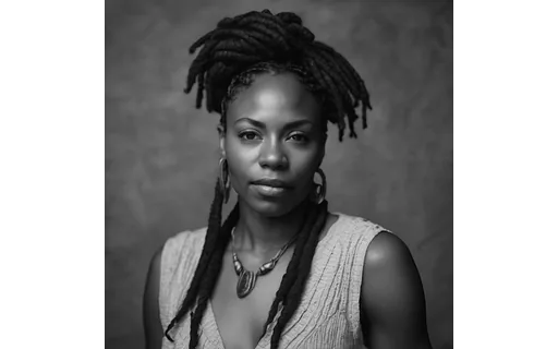 Preview of Head and shoulders portrait of a black (tiff 16bit gray)