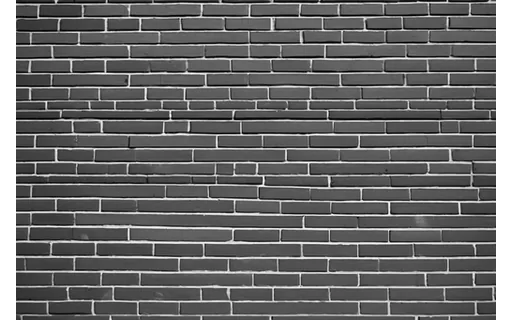 Preview of Flat red brick wall (png grayscale)