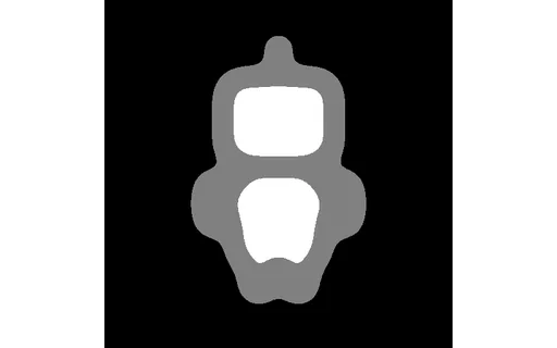 Preview of Salient Object: Matting Trimap (512px)
