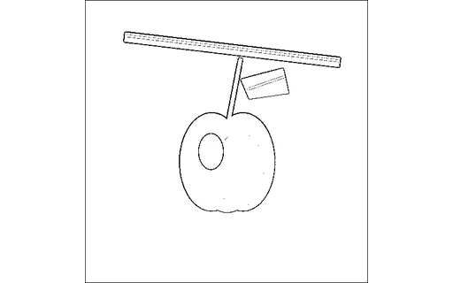 Preview of Conditioning Map: Apple Line Art (512px)