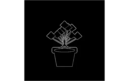 Preview of Conditioning Map: Plant Canny Edges (512px)