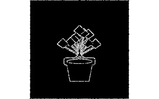 Preview of Conditioning Map: Plant Scribble (512px)