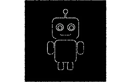 Preview of Conditioning Map: Robot Scribble (512px)