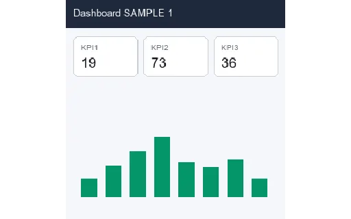 Preview of Dashboard Mock 01 (288px)