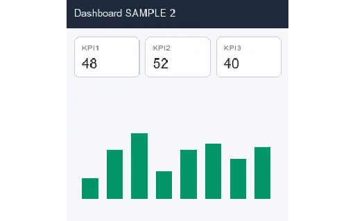 Preview of Dashboard Mock 02 (288px)