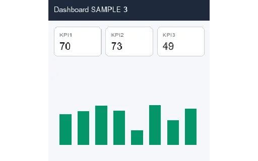 Preview of Dashboard Mock 03 (288px)