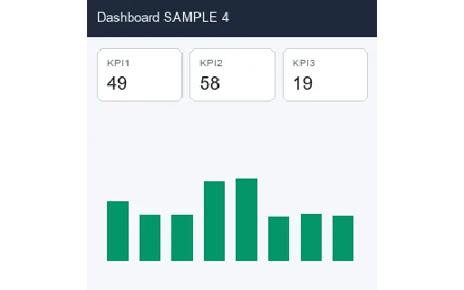 Preview of Dashboard Mock 04 (288px)