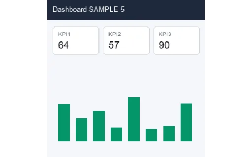 Preview of Dashboard Mock 05 (288px)