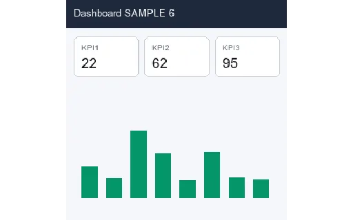 Preview of Dashboard Mock 06 (288px)
