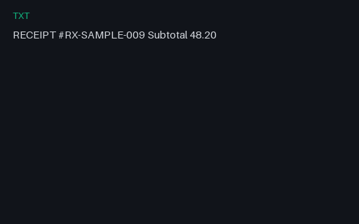 Preview of OCR Hard GT: Low Receipt