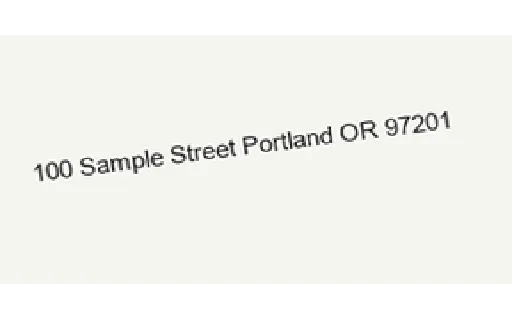 Preview of OCR Hard: Skew Address