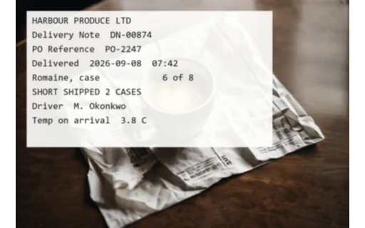 Preview of delivery (gaussian blur)