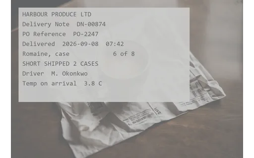 Preview of delivery (low contrast)