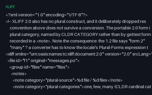 Preview of XLIFF 2.0: Plurals (en to pl)