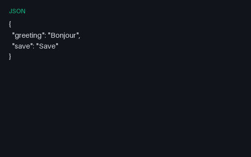 Preview of i18next JSON Mini: fr