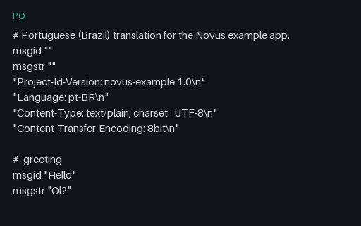 Preview of Gettext PO: Portuguese (Brazil)