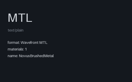 Preview of MTL: PBR Material (Pr / Pm alongside Phong)