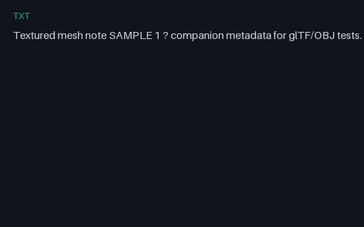 Preview of TXT: Mesh Note 01