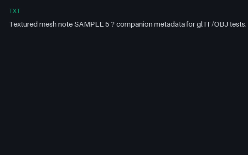 Preview of TXT: Mesh Note 05