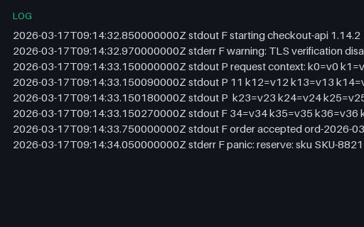 Preview of CRI Container Log: Partial Lines and Two Streams (log)