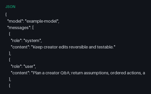 Preview of Openai-Compatible Creator Q&A Prompt 26