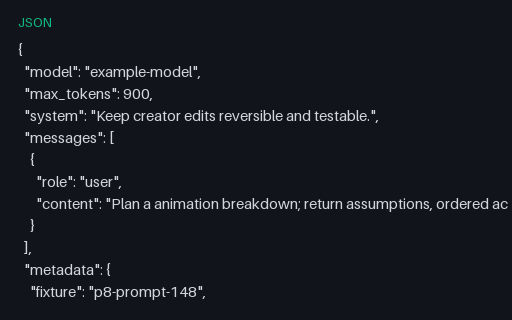 Preview of Anthropic-Compatible Animation Breakdown Prompt 28