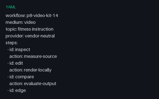 Preview of Video Workflow 14: Prompt Plan