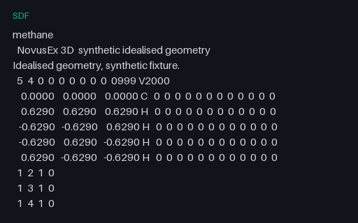Preview of Three-Molecule SDfile Library: Multi-Record (.sdf)