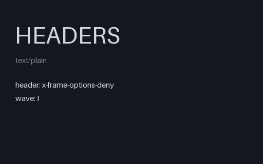 Preview of Security Header: X Frame Options Deny