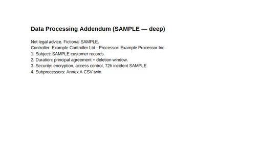 Preview of DPA Deep (PDF, SAMPLE)
