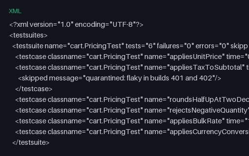 Preview of Flaky Run: Quarantined After Two Failures, Build #405 (quarantined)