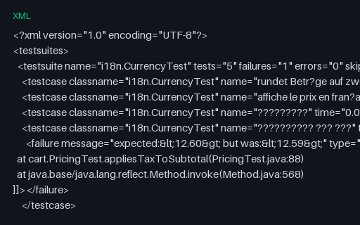 Preview of JUnit XML: Non-ASCII Test Names (UTF-8)