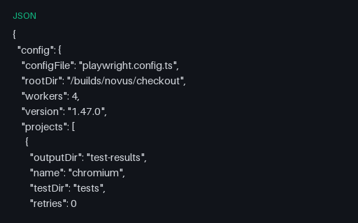 Preview of Playwright: JSON Report