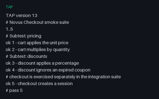 Preview of TAP: Comments and Diagnostic Lines