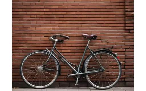 Preview of Bicycle against a brick wall
