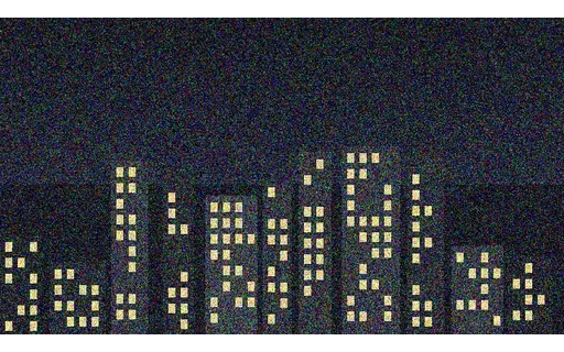 Preview of Denoise Input: pan-city, Gaussian σ=50