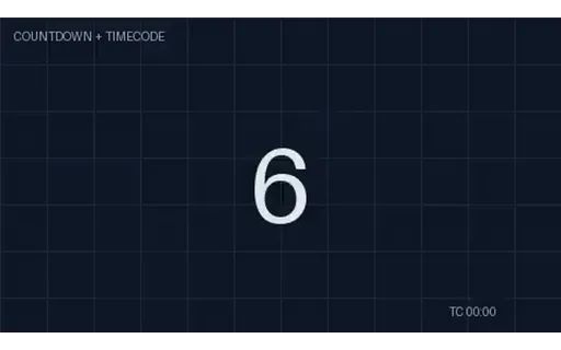 Preview of Countdown with Timecode (MP4)