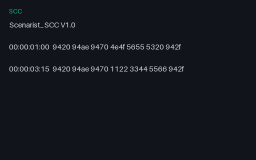 Preview of SCC, Intentionally Corrupt: Wrong Parity Bytes