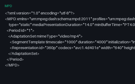 Preview of DASH, Intentionally Corrupt: Malformed ISO 8601 Duration