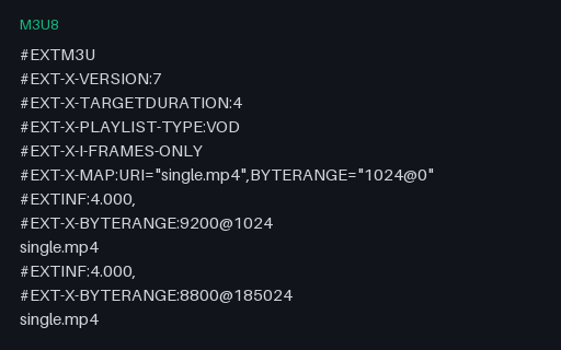 Preview of HLS: I-Frame Only Playlist for Trick Play