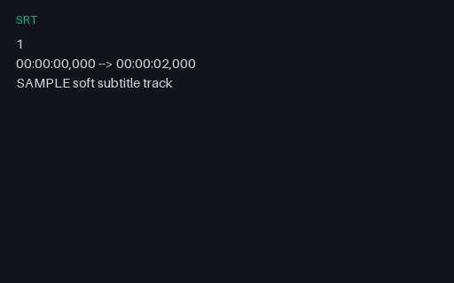 Preview of SRT: Soft-Sub Companion