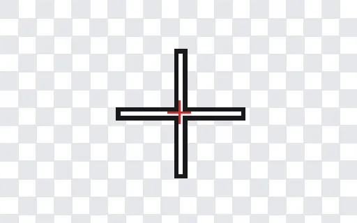 Preview of Crosshair cursor (.cur, hotspot 16,16)