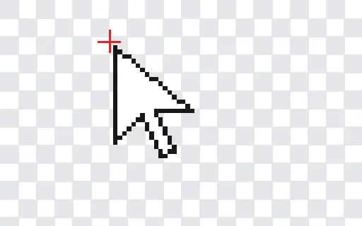 Preview of Arrow cursor (.cur, hotspot 0,0)
